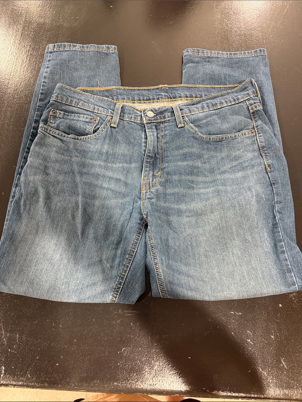 Levi's Medium Wash Straight Leg Jeans